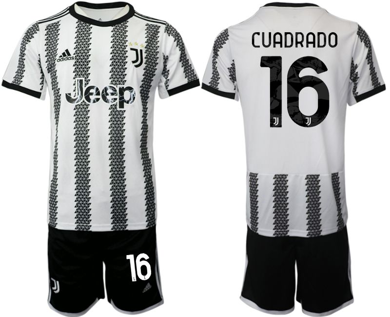 Men 2022-2023 Club Juventus FC home white #16 Soccer Jersey